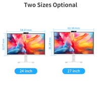 All-in-One Pc Optoinal Graphic Card 24 27 Inch High Quality I3 I5 I7 CPU Flat Screen AIO PC All in One Desktop Computer