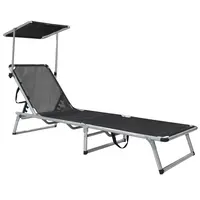 Foldable सनबेड समुद्र तट गाड़ी सूरज Lounger डेक कुर्सी