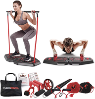 Bandes de Résistance Lourdes Portables pour Gym, Barre Triceps, Roue de Musculation, Poulies – Équipement d'Entraînement Corporel à Domicile