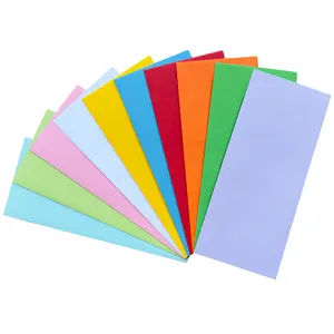 Toptan #10 kendinden mühür ticaret kartı kollu kağıt zarflar ambalaj penceresiz tasarım renkli özel