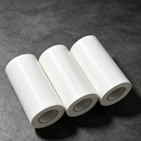 Rouleau d'étiquettes thermiques directes blanches sur mesure, autocollant code-barres vierge étanche pour imprimante thermique, marque d'expédition