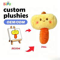 Jouets en peluche personnalisés BIPU en forme de note de musique, rembourrés en coton PP, faible MOQ, fabricant OEM, personnalisez votre design, à partir de 14 ans