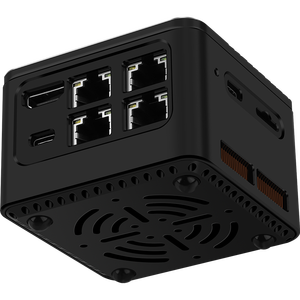 Zynshield Intel N100/N305 <strong>Mini</strong> PC - 4* M.2 NVMe Bays, 4* 2.5GbE Ports, All-Flash NAS/Soft Router, Ultra-Compact Design - Product Image 6