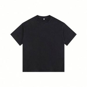 Custom Design 260gsm 100% Cotton Heavyweight Acid Wash T Shirt Men's Tees 2025 Summer Popular DTG Screen Print - Product Image 3