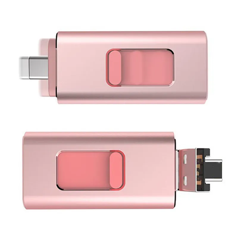 Gitra For Amazon Ebay Retail Pen Drive 4 In 1 Otg 3.0 Usb Flash Type C 8Gb 16Gb 32Gb 64Gb iflash drive