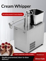 Machine à fouetter la crème entièrement automatique 220V, nouvelle génération, pour comptoir, usage commercial (boulangeries, pâtisseries, salons de thé, cafés)