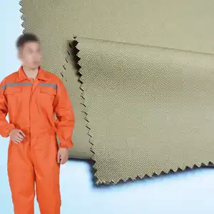 Tissu direct d'usine pour la sécurité uniforme vêtements de travail tissu polyester tissu filé gaberdine MJS sergé