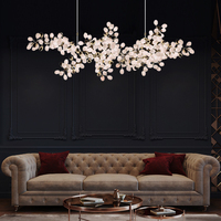 Lampe suspendue en verre en forme de grappe, luminaire moderne pour banquet, hall d'hôtel, villa, produit de décoration, lustre personnalisé