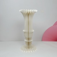 CDOR Présentoir pliable en papier, colonne romaine ronde, pour vitrine, scène de fête, table de desserts de mariage, support à gâteaux, présentation d'événements