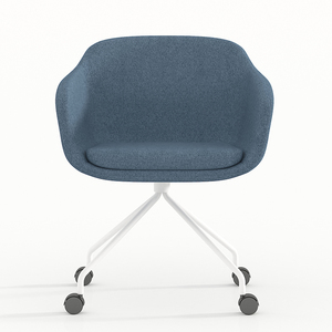 Silla de diseño directa de fábrica de espuma de molde tapicería móvil de lujo Hotel <span class=keywords><strong>VIP</strong></span> habitación ocio sillas de recepción con ruedas - Product Image 4