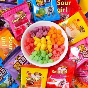 Le <span class=keywords><strong>Chao</strong></span> 8090 Sour Girl Candy Bursting Ocio Recuerdos de la infancia Empaquetado a granel Snacks para estudiantes para cantina Recubrimiento al por mayor - Product Image 3