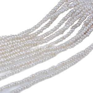 Nuevo Producto, Collar de Perlas de Agua Dulce de 3.5-4mm, Luz Intensa, Perlas Naturales Cortas y Gruesas, Material para DIY, Perlas Sueltas - Product Image 5