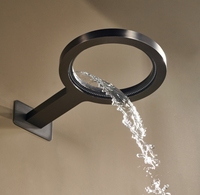 2025 luxueux jet supérieur rond Double fonction cascade pluie douche mitigeur ensemble mural pommeau de douche à main pluie ensemble de douche