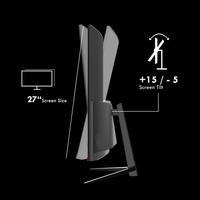 Monitor LED Curvo OEM de 34 Pulgadas, 3440*1440 4K 165Hz, Precio de Fábrica con Interfaz Enriquecida para Juegos