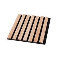 Prix compétitif Panneaux muraux à lattes de bois Panneaux acoustiques à lamelles de bois pour plafond Panneaux muraux insonorisés