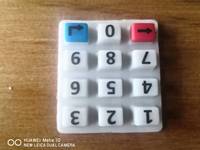 Custom industrial keyboard keycap buttons Silicone Rubber Keypads membrane switches