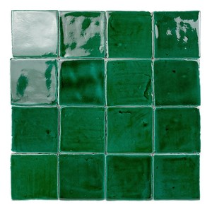 Vitri Green 10x10 Ceramic Tile Square <b>Mosaic</b> For Wall And Floor - Product Image 1