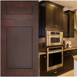 ตู้ครัว SANYANG สไตล์อเมริกันโมเดิร์น ทำจากไม้แท้ ประกอบเองได้ รุ่น Shaker สีเอสเพรสโซ จากผู้ผลิตในเวียดนาม - Product Image 1