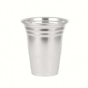 Vaso de Aluminio Desechable Promocional 2024, Personalizado, de Pared Simple, para Bebidas Frías, Agua, Cerveza - Product Image 1