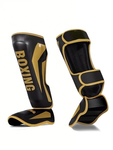 <span class=keywords><strong>Protège</strong></span>-tibias de <span class=keywords><strong>boxe</strong></span> thaïlandaise en cuir durable avec logo personnalisé, <span class=keywords><strong>protège</strong></span>-tibias de kickboxing - Product Image 2