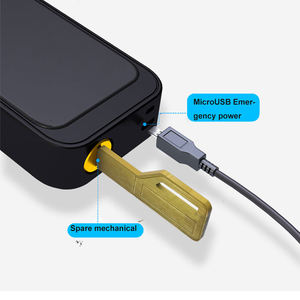 Cerradura electrónica biométrica sin llave para puerta, dispositivo de cierre inteligente con huella Digital, Tuya, Wifi, para Hotel - Product Image 5