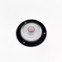 Niveau à bulle de précision rond de qualité industrielle à haute sensibilité avec boîtier en acrylique, précision de +/-10 mm et portée de 0-5 m