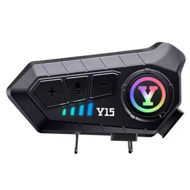 Y15 Motorcycle Helmet Headphones - Hands-free Communication with Noise Reduction for Riders with Long Battery Life