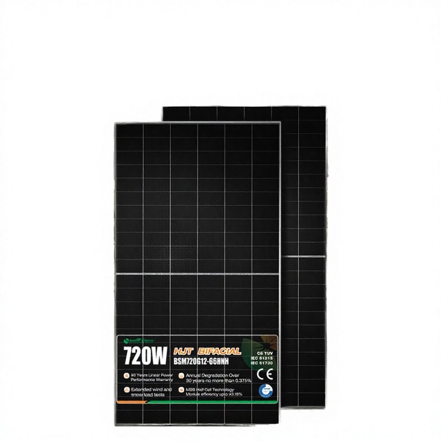 Bulk Price 720W TOPCon Solar Panel Floating Farm Double Glass Monocrystalline High Humidity Resistant TUV CE OEM ODM