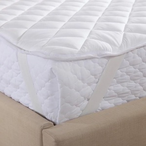 Oem/odm 4 Inch <strong>Single</strong> Queen King Size Microfiber Fitted Quilted Cooling Waterproof Bed Mattress Pad Topper Cover <strong>Protector</strong> - Product Image 6