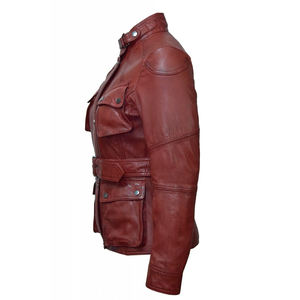 Veste en cuir véritable pour femmes au design unique, très vendue, respirante, décontractée pour l'été, vente en gros, taille personnalisée - Product Image 2