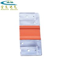 Barre omnibus en aluminium flexible de précision, plaquée étain, pour revêtement en poudre, pour connexions de contacteurs haute tension, pour boîtier de distribution de réseau électrique