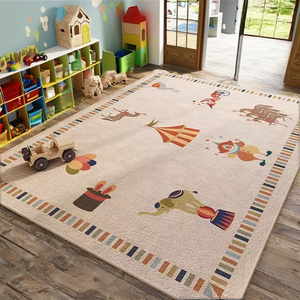 <span class=keywords><strong>Tapis</strong></span> antidérapant et résistant à la saleté <span class=keywords><strong>pour</strong></span> chambre d'enfant, salon, coin lecture, aire de jeux, lavable - Product Image 2