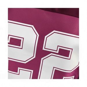 Custom University Team Women's Plus Size Lightweight <b>Mesh</b> Cropped Boxy Crop Top Short Quick Dry American Football Jersey - Product Image 5