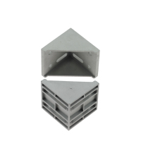 Angle de connexion en aluminium 90x90 de moulage mécanique sous pression de garnitures en aluminium industrielles de connexion de profil
