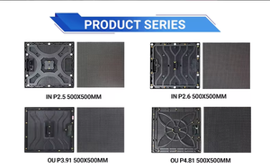 Mur LED de location couleur pleine haute qualité P2.6 P2.9 P3.9, haute fréquence de rafraîchissement, extérieur, personnalisé 500x500 500x1000mm pour affichage d'exposition - Product Image 2