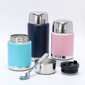 Boîte à lunch isotherme à double paroi en acier inoxydable avec couvercle, pour sublimation - Product Image 1