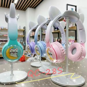 Grossiste d'usine Casque supra-auriculaire sans fil pour enfants Casque de jeu E-Sports de dessin animé mignon Durée de vie de la batterie super longue - Product Image 6