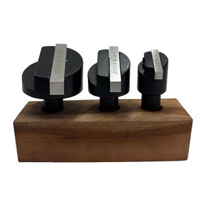 Juego de Fresas Rectas Surtidas de 3 Piezas, de Acero para Herramientas, con Vástago de 1/2 Pulgada, HRC 60, ODM OEM para Fresadora Vertical - Product Image 1