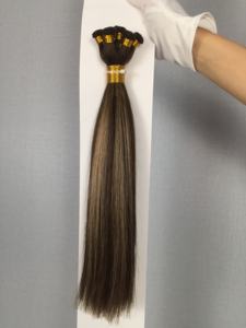 Extensiones de Cabello de Lujo con Trama Cosida a Mano Genius Weft, Rubias, Doble Trama, Naturales, Premium, 100% Cabello Humano, Venta al Por Mayor - Product Image 2