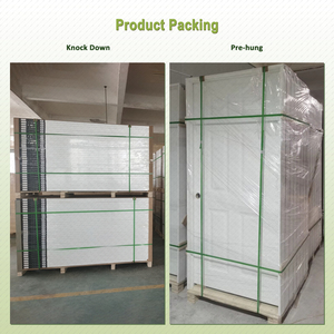 <strong>Modern</strong> Swing Wood Panel White 2-panel MDF Louver Internal <strong>Doors</strong> for Houses - Product Image 5