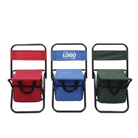 Chaise-sac à dos isotherme portable robuste personnalisée - Charge maximale 400 LBS, chaise pliante légère pour le camping, cadeaux de bienvenue