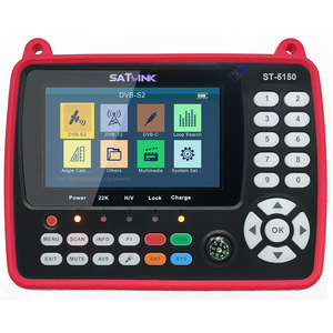 مكتشف ساتلينك جديد بشاشة <span class=keywords><strong>LCD</strong></span> عالية الدقة يدعم شاشة <span class=keywords><strong>DVB</strong></span> S/S2/T/T2/C mi mAh بطارية Li-lon H.265 HEVC LNB - Product Image 2