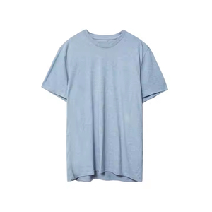 Vente en gros de t-shirts tricotés en coton-T-shirts décontractés respirants écologiques de haute qualité pour un usage quotidien Impression et marque en vrac - Product Image 1