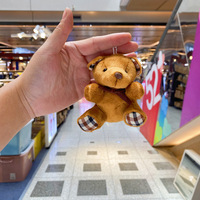 2024 personnalisé saint valentin cadeau amour coeur ours en peluche porte-clés en peluche haute qualité Teddy porte-clés en peluche