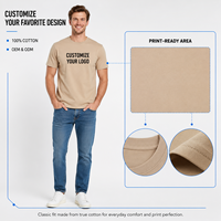 T-shirts décontractés unisexes pour hommes, à manches courtes, couleur unie, brodés, confortables, doux, respirants, pour l'été, marque privée
