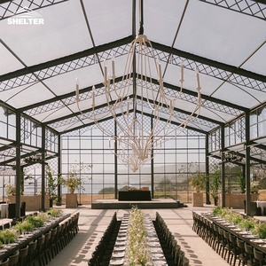 Tentes de réception personnalisées imperméables pour mariages, restaurants et événements, type cathédrale, en vente – Tente événementielle 20 x 40 pour 200 invités - Product Image 1