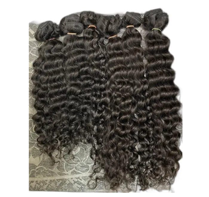 Extensiones de cabello indio rizado hinchable virgen 100% Color de cabello natural Sin desprendimiento de enredos al por mayor - Product Image 3