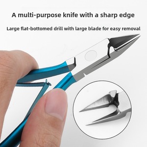 Coupe-ongles pour ongles épais, pinces à ongles en acier inoxydable robustes avec capuchon de protection pour les personnes âgées, les hommes et les femmes - Product Image 5