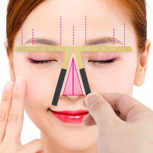 Regla de Mapeo de Cejas, Herramienta de Posicionamiento de Cejas de Plástico para Microblading, Maquillaje Permanente PMU, Uso Profesional en Estudio de Tatuajes - Product Image 4
