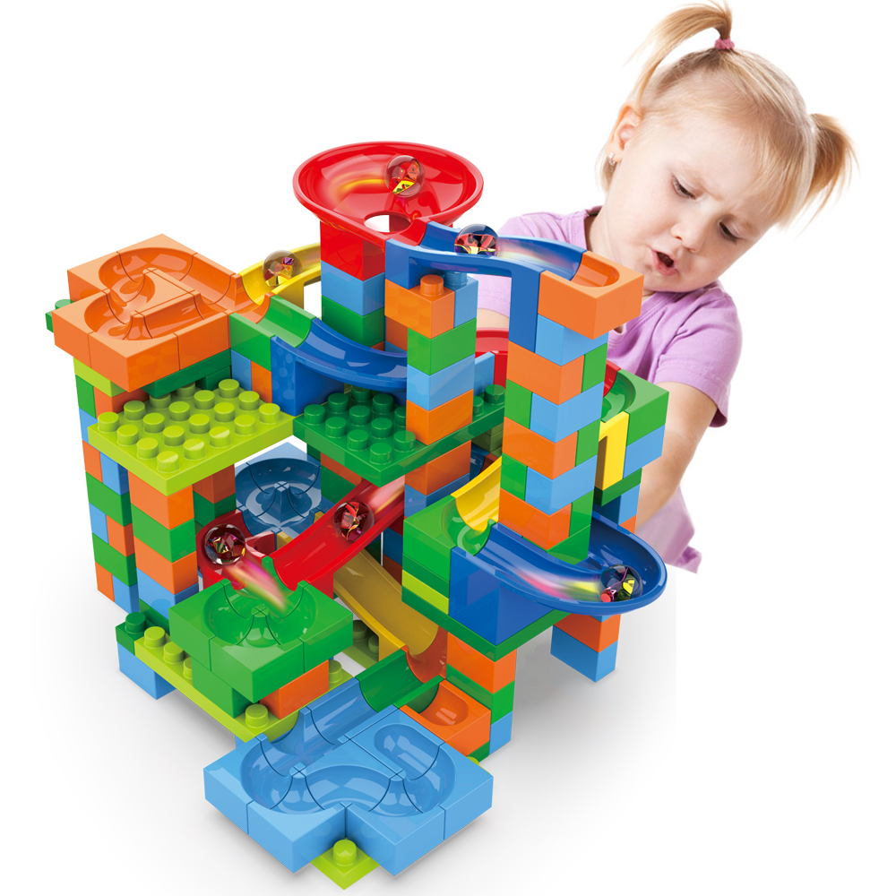 2020 высококачественные строительные блоки из 248 деталей, строительные блоки Marble Run, игрушка для детей